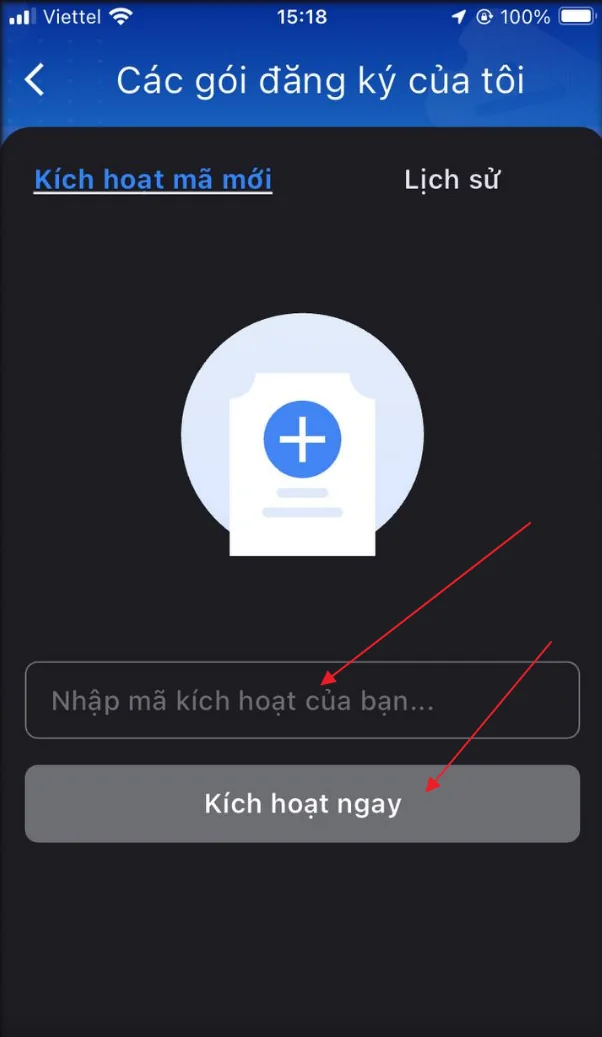Nhập mã key nạp gia hạn Vietmap Live Pro cộng dồn ngày sử dụng