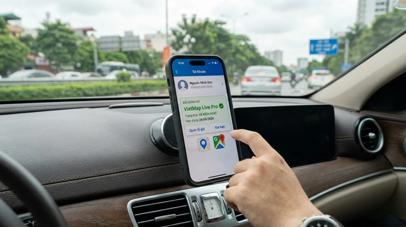 Hướng Dẫn Gia Hạn Vietmap Live Pro Chuẩn Xác Nhất [2026]